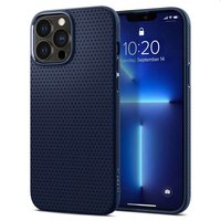 Coque Spigen Liquid Air TPU Air Cushion pour iPhone 13 Pro Max - Bleu