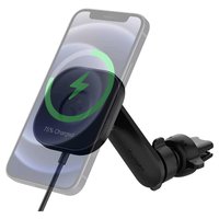 Support Spigen iPhone Magnétique et chargeur Qi Ventilateur OneTap Auto Standard (Noir)