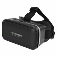 Lunettes de réalité virtuelle VR SHINECON IMAX Screen 3D pour smartphones 4-6 pouces - Noir