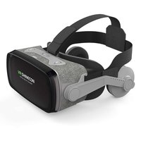 Lunettes de réalité virtuelle VR SHINECON IMAX avec casque pour 4,7 à 6 pouces - Gris