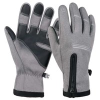 Gants pour écran tactile WHEEL UP - Résistant aux éclaboussures - Gris Taille L