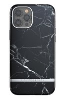 Étui en marbre solide Richmond & Finch Black Marble pour iPhone 12 Pro Max - Noir