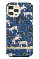 Étui à léopard solide Richmond & Finch Blue Leopard pour iPhone 12 Pro Max - Bleu