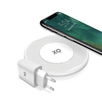 Chargeur sans fil Xqisit Câble USB-C Adaptateur secteur sans fil 15W Qi universel pour smartphone