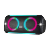 Xqisit party speaker bluetooth party lights compact box 26 W - Noir