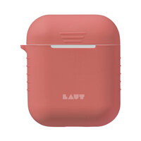 Laut POD Slim Silicone PC et boîtier en caoutchouc pour AirPods 1 et 2 - Rose