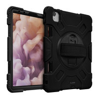 Coque Laut Shield Enduro en PU et TPU pour iPad Air 4 10.9 2020 & iPad Air 5 2022 - Noir