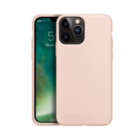 Xqisit Silicone Case Anti Bac PC et Silicone Case pour iPhone 13 Pro - Rose