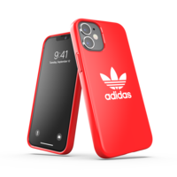 Coque en TPU adidas Snap Case Trefoil pour iPhone 12 mini - rouge