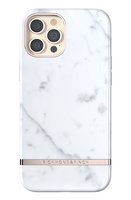 Étui pour iPhone 12 Pro Max Richmond & Finch White Marble Marble - Blanc