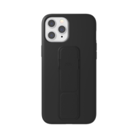 Coque CLCKR Gripcase Minimal PU et TPU pour iPhone 12 Pro Max - noire