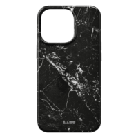 Coque en marbre Laut Huex Elements pour iPhone 13 Pro - noire