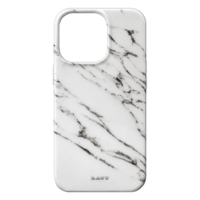 Coque en marbre Laut Huex Elements pour iPhone 13 Pro - blanche