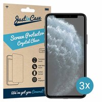 Pack de 3 protecteurs d'écran Just in Case pour iPhone 11 Pro Max - film de protection