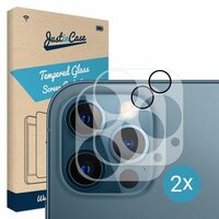 Just in Case Lentille de caméra en Tempered Glass 2 pièces pour iPhone 12 et iPhone 12 Pro
