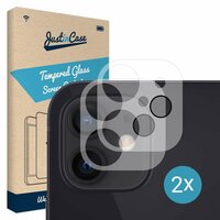 Just in Case Lentille de caméra en Tempered Glass 2 pièces pour iPhone 12 mini - transparent