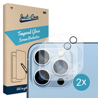 Just in Case Lentille de caméra en Tempered Glass 2 pièces pour iPhone 13 Pro - transparent
