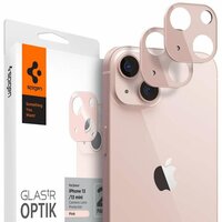 Spigen Camera Lens Glass Protector 2 pack pour iPhone 13 mini et iPhone 13 - rose