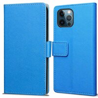 Étui portefeuille Just in Case pour iPhone 12 Pro Max - bleu