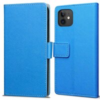 Étui portefeuille Just in Case pour iPhone 12 mini - bleu