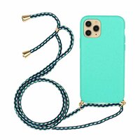 Just in Case Coque souple en TPU avec cordon de serrage pour iPhone 12 mini - bleu