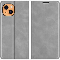 Just in Case Wallet Case Coque magnétique pour iPhone 13 mini - gris