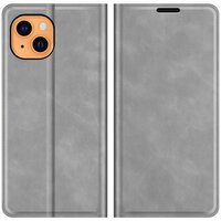 Just in Case Wallet Case Coque magnétique pour iPhone 13 - gris