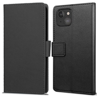 Étui portefeuille Just in Case pour iPhone 13 mini - noir