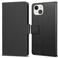 Étui portefeuille Just in Case pour iPhone 13 - noir