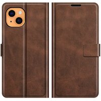 Just in Case TPU Wallet Case Coque magnétique pour iPhone 13 mini - marron