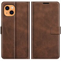 Just in Case TPU Wallet Case Coque magnétique pour iPhone 13 - marron