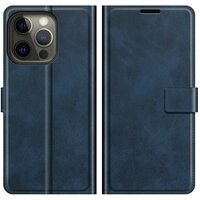 Just in Case Étui portefeuille en TPU Étui magnétique pour iPhone 13 Pro Max - bleu