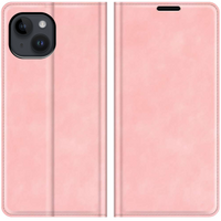 Just in Case Wallet Case Coque magnétique pour iPhone 14 - rose