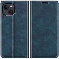 Just in Case Wallet Case Coque magnétique pour iPhone 14 - bleu