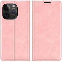 Just in Case Wallet Case Coque magnétique pour iPhone 14 Pro - rose
