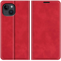 Just in Case Wallet Case Coque magnétique pour iPhone 14 Plus - rouge