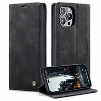Caseme Retro Wallet Case pour iPhone 14 Pro - noir