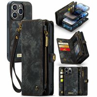 Étui portefeuille Caseme Vintage pour iPhone 14 Pro Max - noir