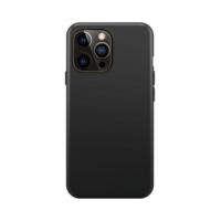 Xqisit NP Coque en silicone Anti Bac pour iPhone 14 Pro - noir