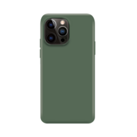 Xqisit NP Silicone case Anti Bac case pour iPhone 14 Pro - vert
