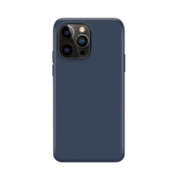 Xqisit NP Coque en silicone Anti Bac pour iPhone 14 Pro Max - bleu