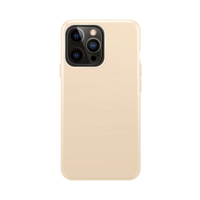Xqisit NP Silicone case Anti Bac case pour iPhone 14 Pro Max - sable