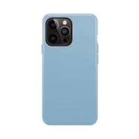 Coque Xqisit NP Silicone Case Anti Bac pour iPhone 14 Pro - bleu clair