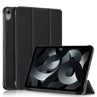 Housse en cuir artificiel à trois volets pour iPad 10e génération 10,9 pouces 2022 - noir