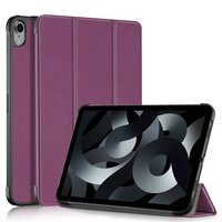 Housse en cuir artificiel à trois volets pour iPad 10e génération 10,9 pouces 2022 - violet