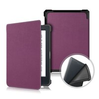 Housse de bibliothèque en plastique et TPU pour Kobo Nia - violet