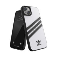 Coque adidas Molded Case PU pour iPhone 14 Plus - Blanc