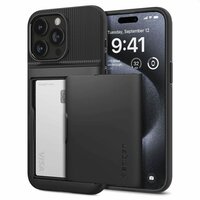 Coque Spigen Slim Armor CS pour iPhone 15 Pro - noire
