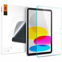 Protecteur d'écran en verre trempé Spigen Glas tR Slim pour iPad 10e génération 10,9 pouces 2022 - Transparent