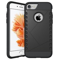 Étui rigide en TPU noir pour iPhone 7 8